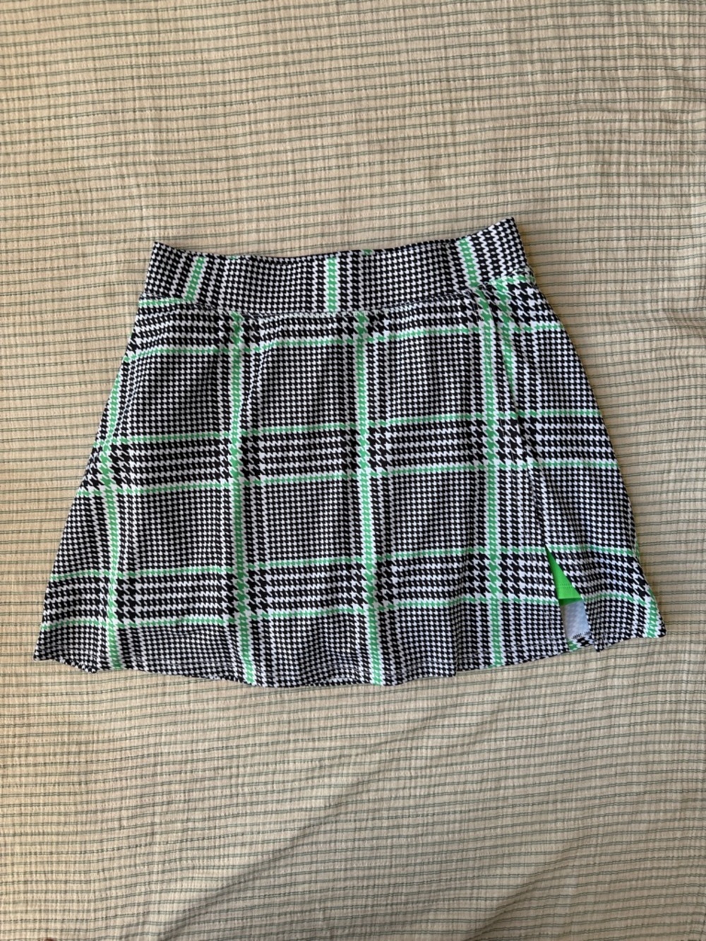 Eleven By Venus Williams Houndstooth Plaid Tennis or Pickleball Skirt Med